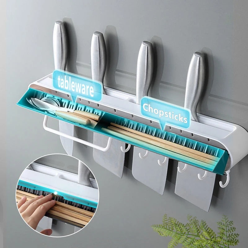 ECOCO Wall-Mounted Multifunctional Kitchen Supplies Holder