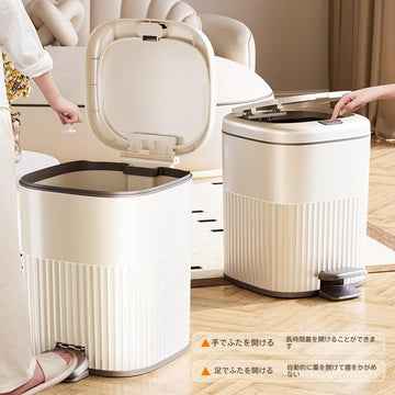 Luxury Dual-Opening Trash Can