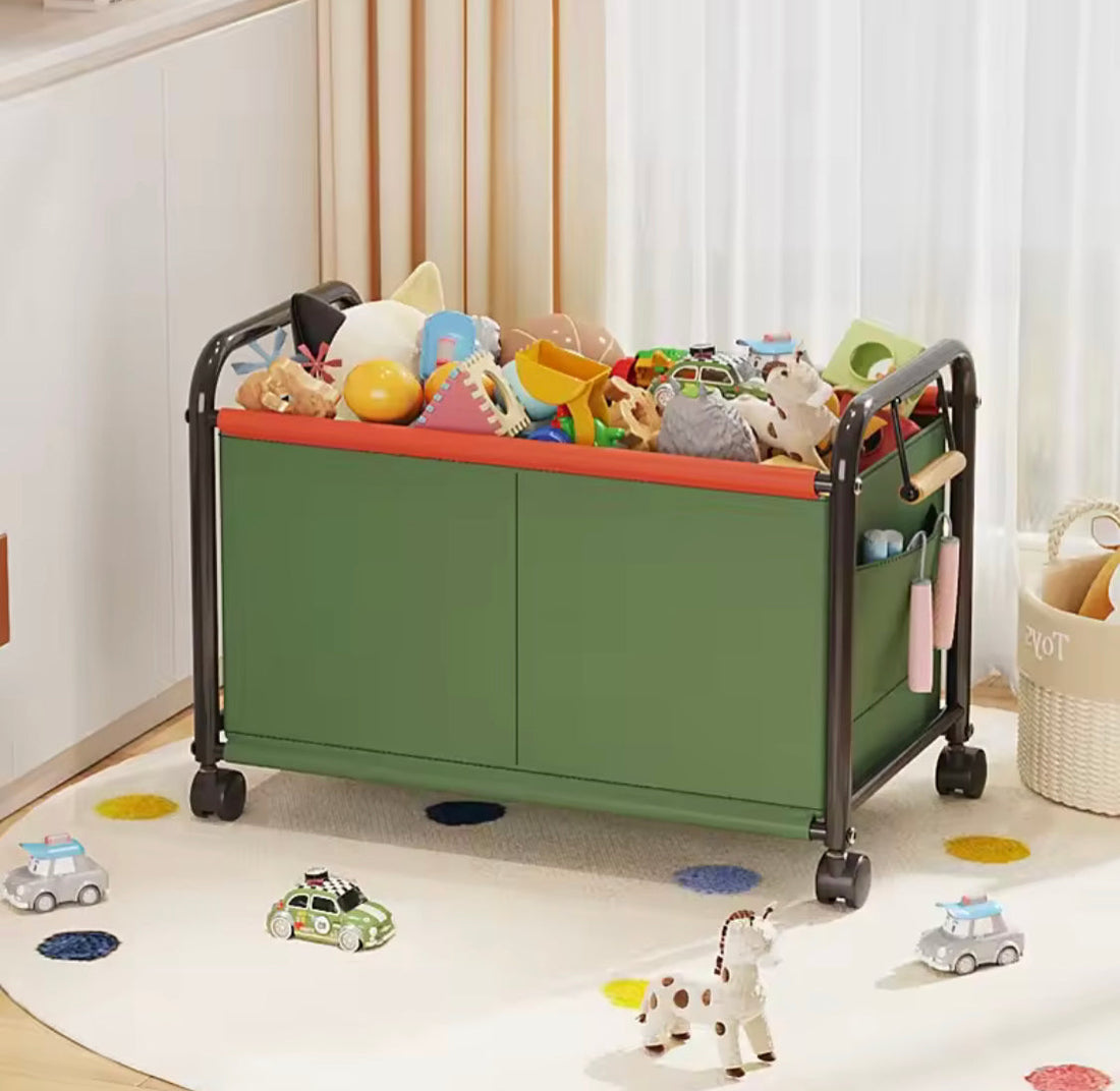 Kids’ Rolling Toy & Multipurpose Storage Cart – Mobile Organizer for Bedroom & Playroom