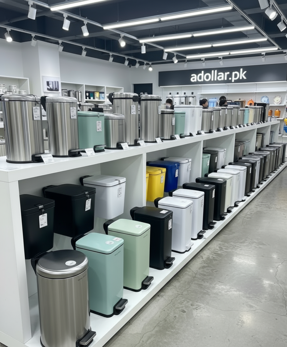 Danny Home 10 Liter Black Pedal Bin