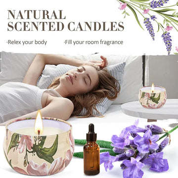 Aromatherapy Scented Candle Gift Set