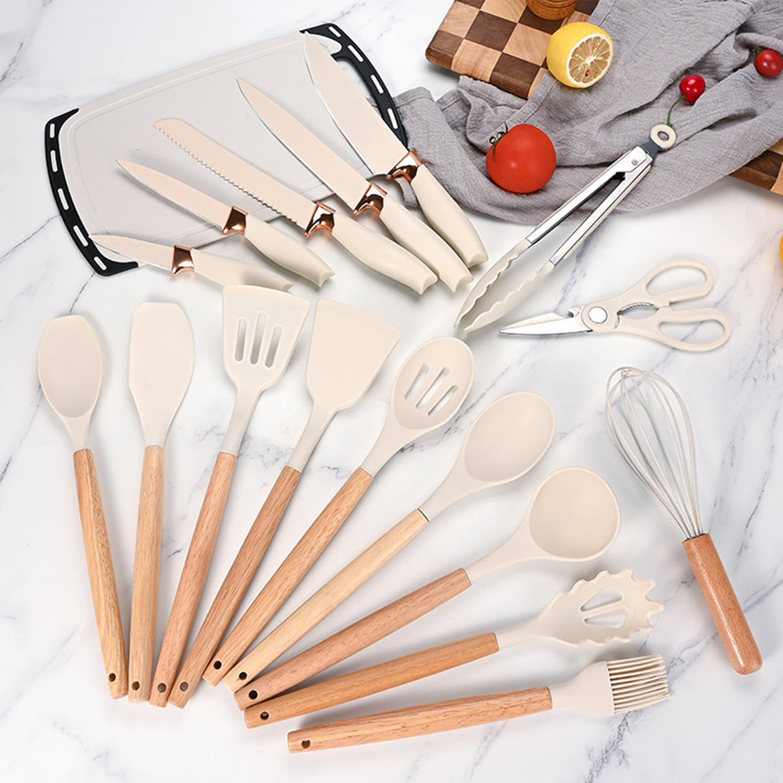 19 Piece Kitchenware Utensils & Knife Set