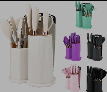 19 Piece Kitchenware Utensils & Knife Set