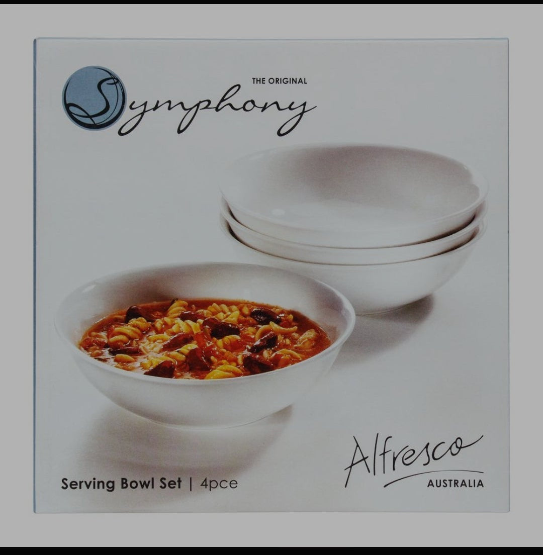 Symphony Serving Bowl Set – 7 Inches. (4 piece)