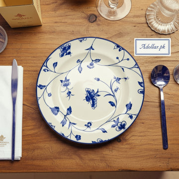 Brilliant 8.5" Porcelain Side Plate – Floral Design