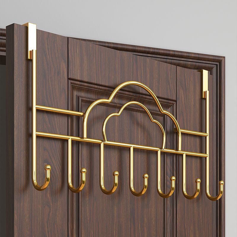 Golden Cloud Over-the-Door Hook Rack