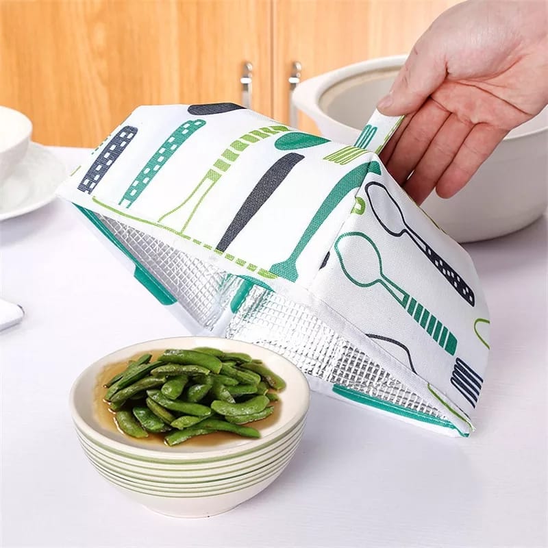 Folding Food Cover Thermal Insulation Aluminum Foil - 2 pc Set
