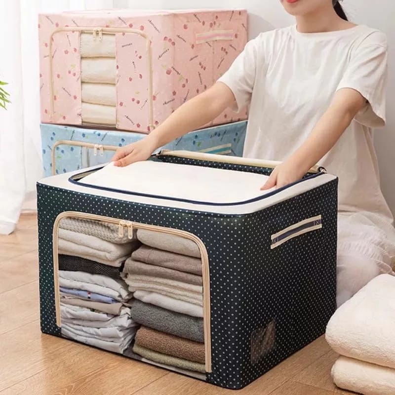 Folding Storage Box For Clothes 66 Ltr