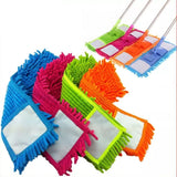 Home Cleaning Microfiber Pad Refill for Flat Mop Multicolour