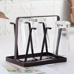 Iron Glass Stand And Cup Holder