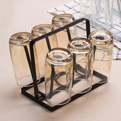 Iron Glass Stand And Cup Holder