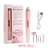 5 in 1 Electric Nail Drill Kit, Rechargeable Cordless Manicure Kit