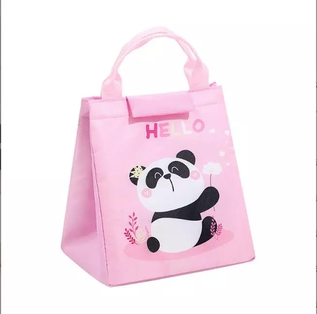 Portable Cartoon Lunch Bag Portable Insulated Thermal Lunch Box (random)