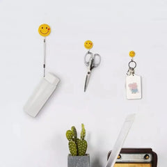 3 PCs Emoji Wall Hook Heavy Duty Self Adhesive Hook