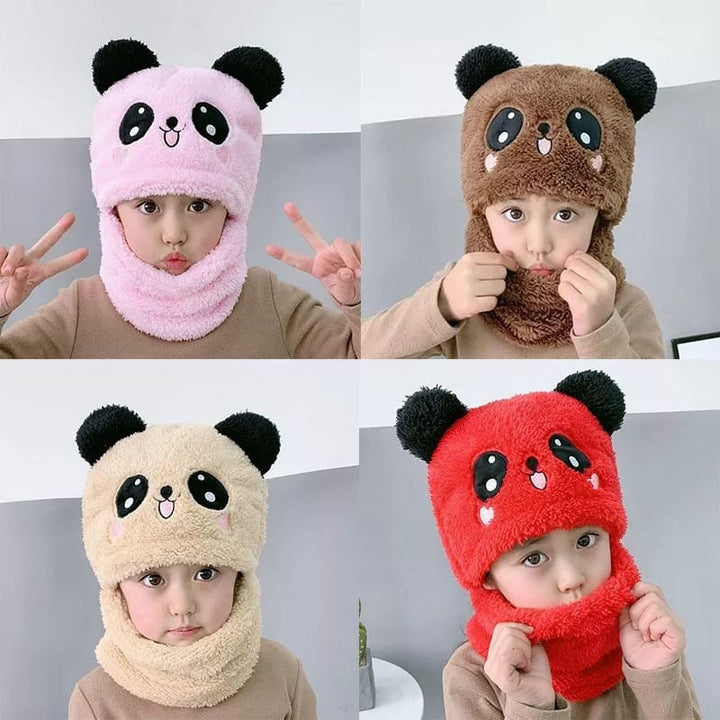 Baby Head Cover Warm Neck Collar Kids Beanies Sets