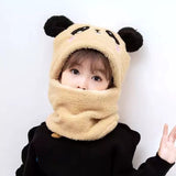 Baby Head Cover Warm Neck Collar Kids Beanies Sets