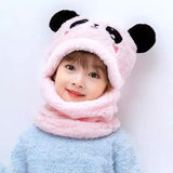 Baby Head Cover Warm Neck Collar Kids Beanies Sets