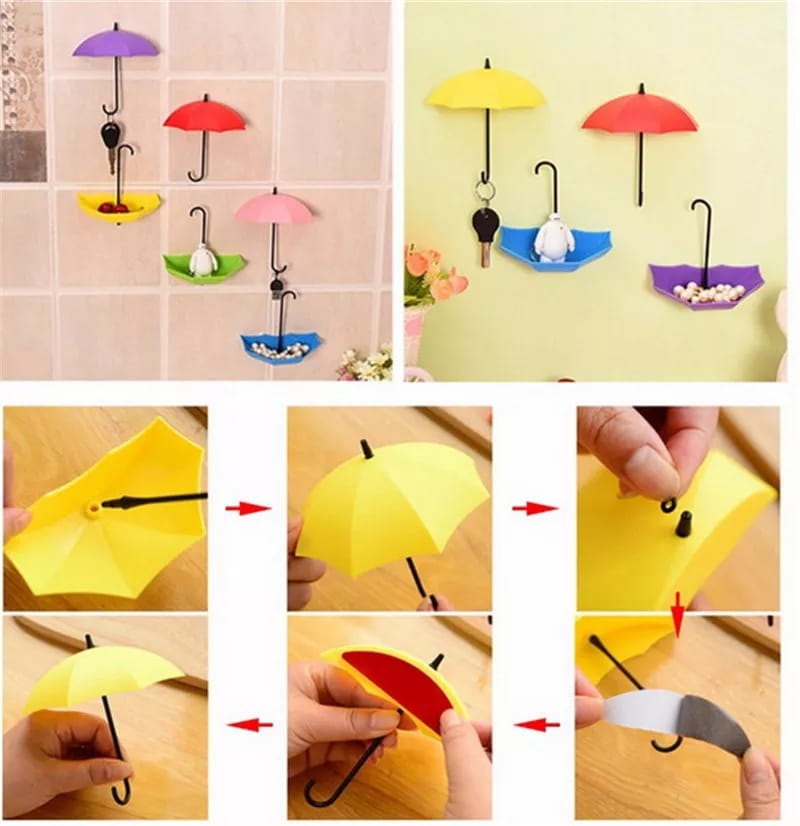 3 Pcs Umbrella Hooks Set