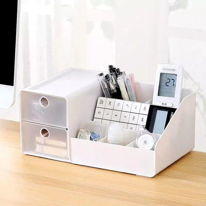 Multipurpose Storage Box with Drawers and compartments for Dressing Table