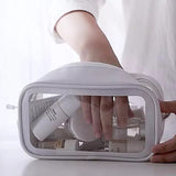 Travel Portable Clear Transparent Makeup Organizer Cosmetic Bags