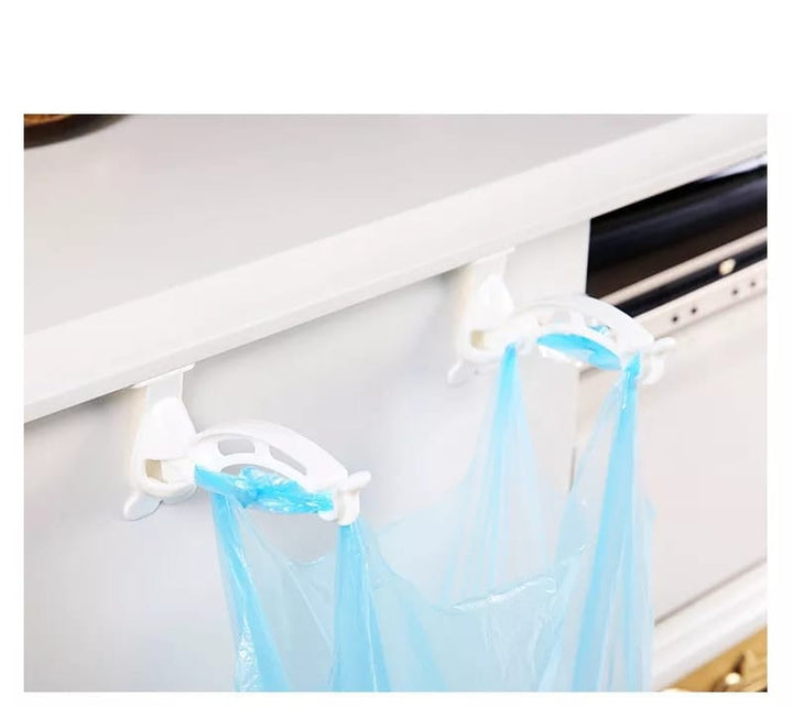 2pcs set Foldable Creative Hanging Trash Rubbish Bag Holder