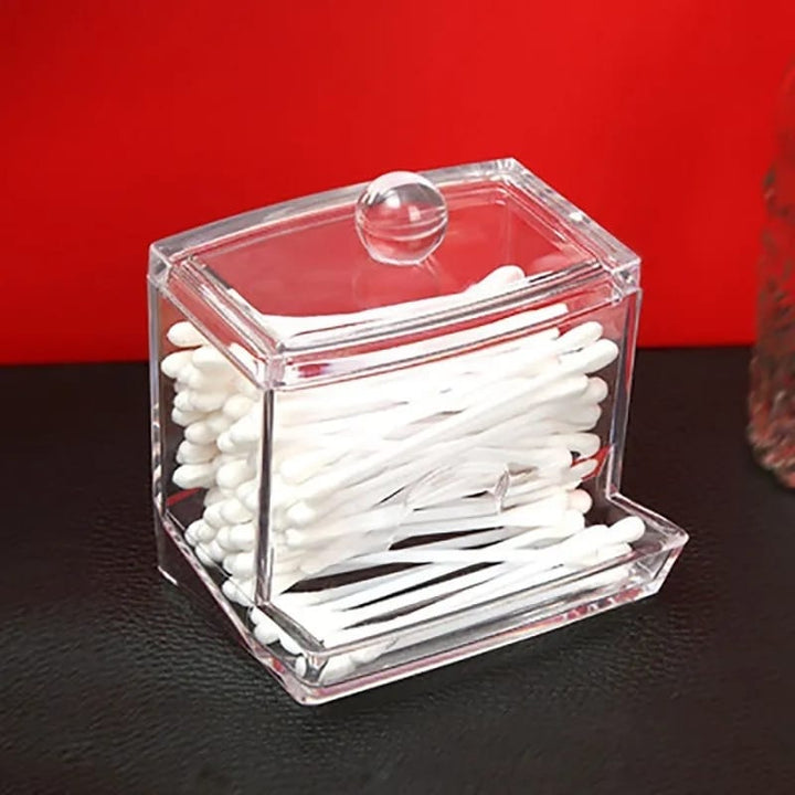 Acrylic cotton Buds Storage Dispenser