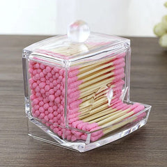 Acrylic cotton Buds Storage Dispenser