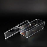 Acrylic Makeup Cosmetic Box Brush Pen Pencil Holder Storage Organizer Container Box With Cover