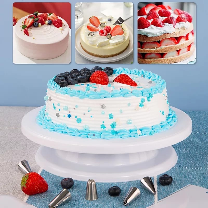 360 Rotating Cake Decorating Stand