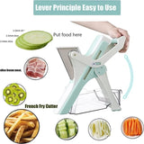 Vegetable and Meat Cutter 8 In 1 with 5 Dicing Blades Slicer