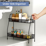 2 Layer Multi Purpose Iron Organizer Shelf