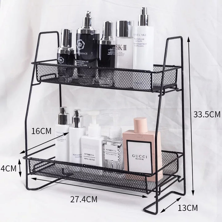 2 Layer Multi Purpose Iron Organizer Shelf