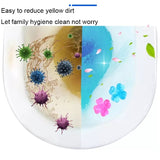 Toilet Freshener Cleaner Gel Flower Stamp