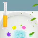 Toilet Freshener Cleaner Gel Flower Stamp