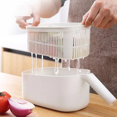 Multifunctional Vegetable Slicer Cutter With Drain Basket