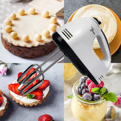 Super Electric Hand Mixer Beater - Scarlet