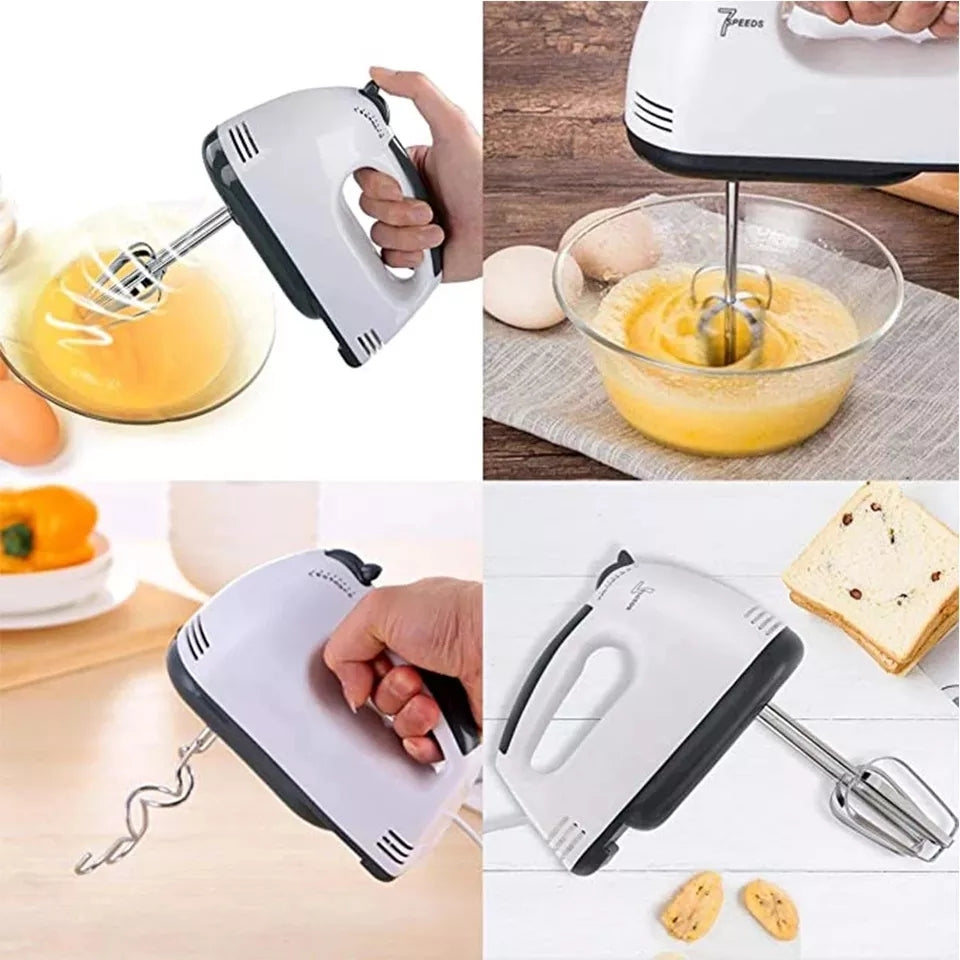 Super Electric Hand Mixer Beater - Scarlet