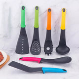 6 Pieces Kitchen Tools Spatula Set Silicone Non-Stick