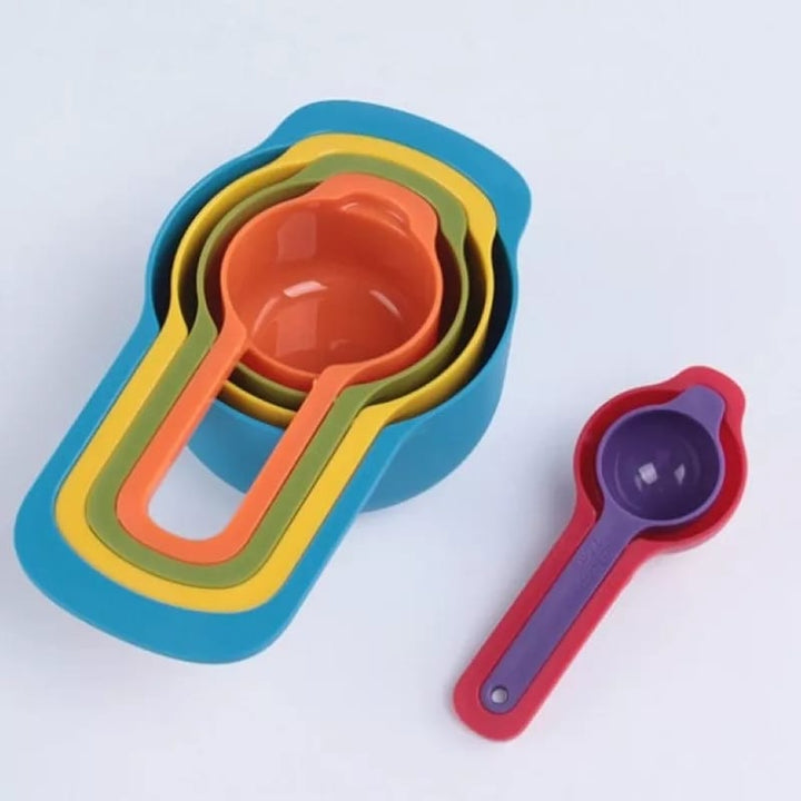 6 Pieces Measuring Spoons Cups With Scale
