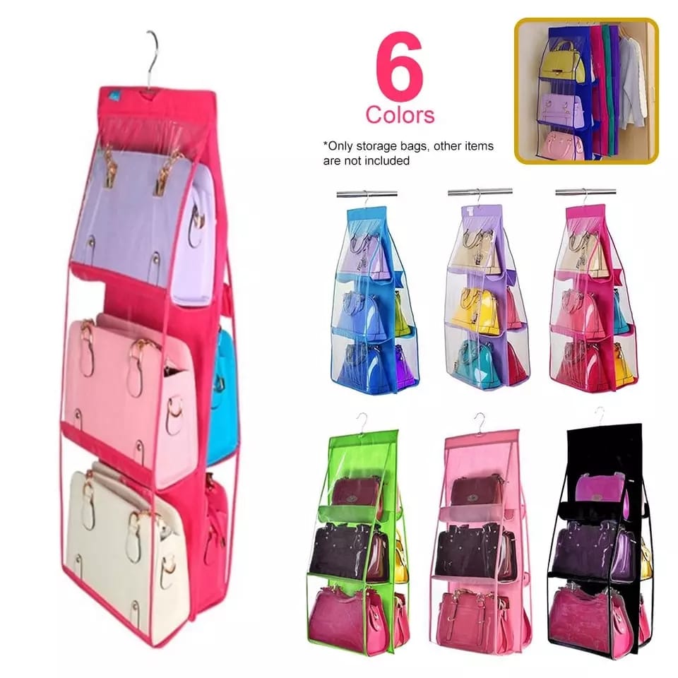 6 Pocket Handbags And Purse Organizer Bag Purse Closet