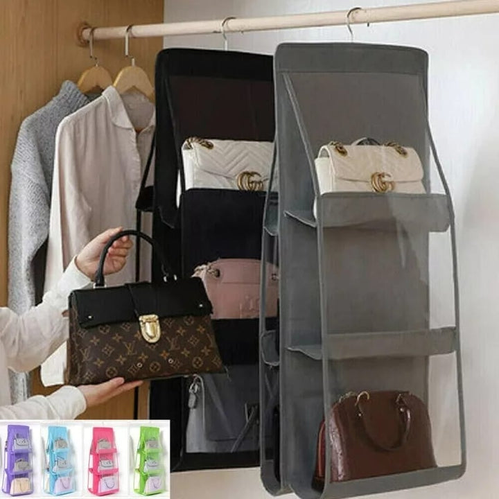 6 Pocket Handbags And Purse Organizer Bag Purse Closet