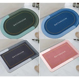 2pcs set Absorbent Bath Mats for Home