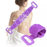 (Pack of 2) Silicone Shower Scrubber Belt