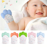 Silicon Baby Teething Mitten Glove