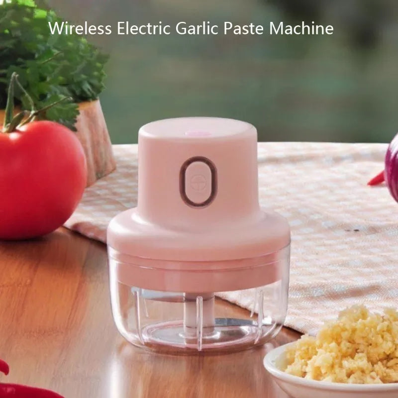 Wireless Mini Electric Garlic Food Chopper LARGE