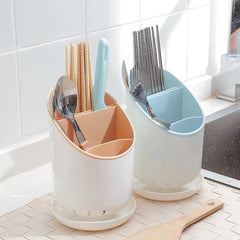 Cutlery Holder With Drainer