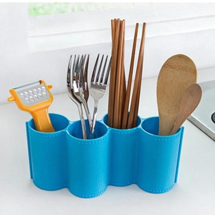 Creative 4 Compartment Cutlery Holder