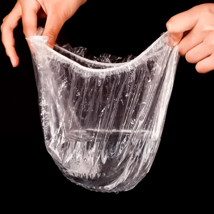 Disposable Plastic Wrap Food Grade 100Pcs