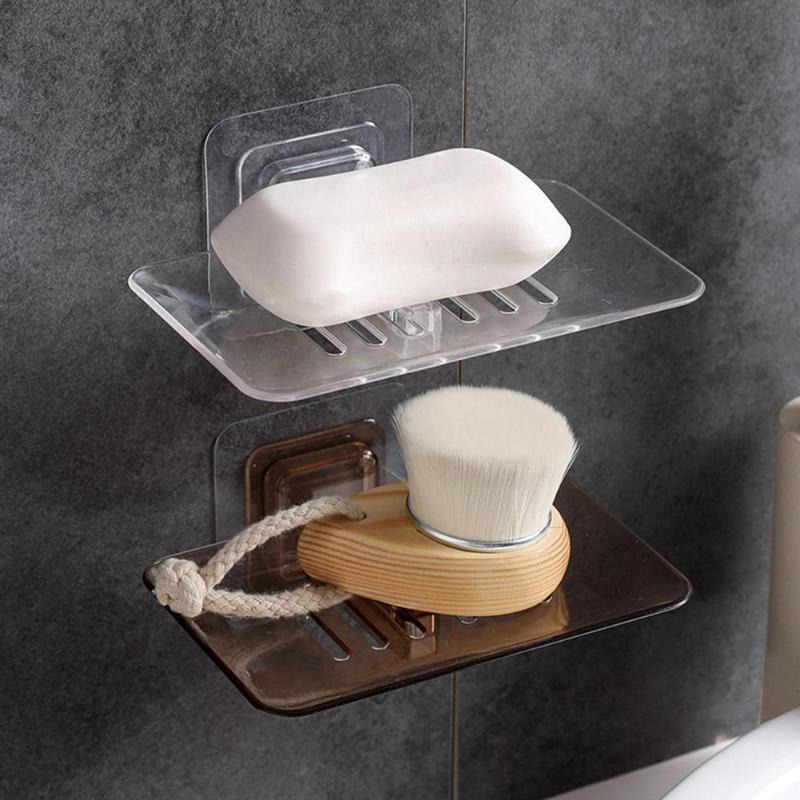 Wall Mounted Soap Drain Dishes Tray