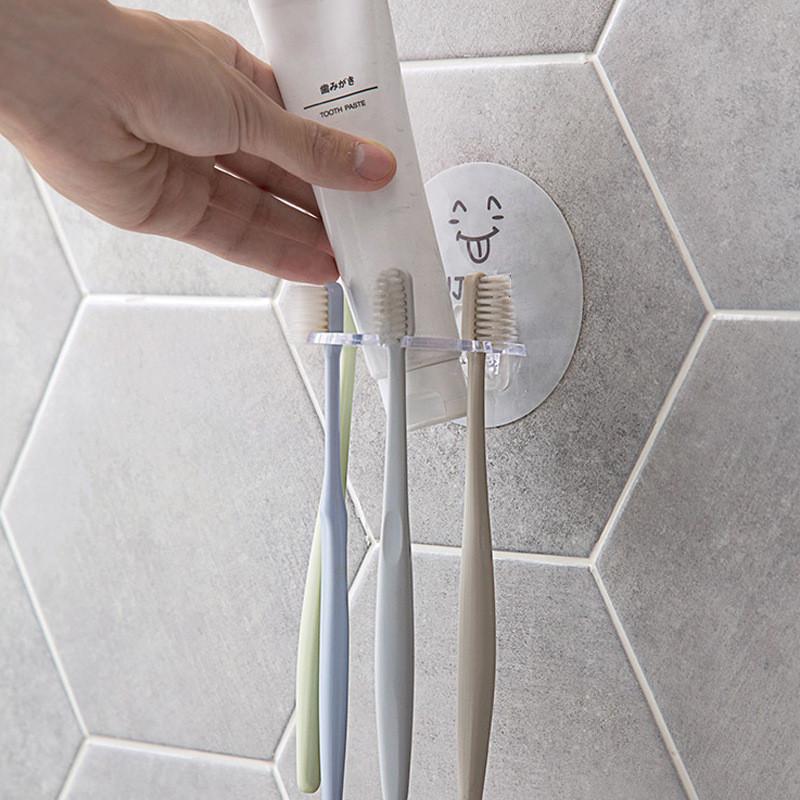 Toothbrush & Paste Holder Wall-Mounted